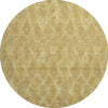 Piper Looms Mayfield Diamond AMF622 Gold Machine Washable Area Rug Round Main Image
