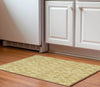 Piper Looms Mayfield Diamond AMF622 Gold Machine Washable Area Rug Scatter Lifestyle Image Feature