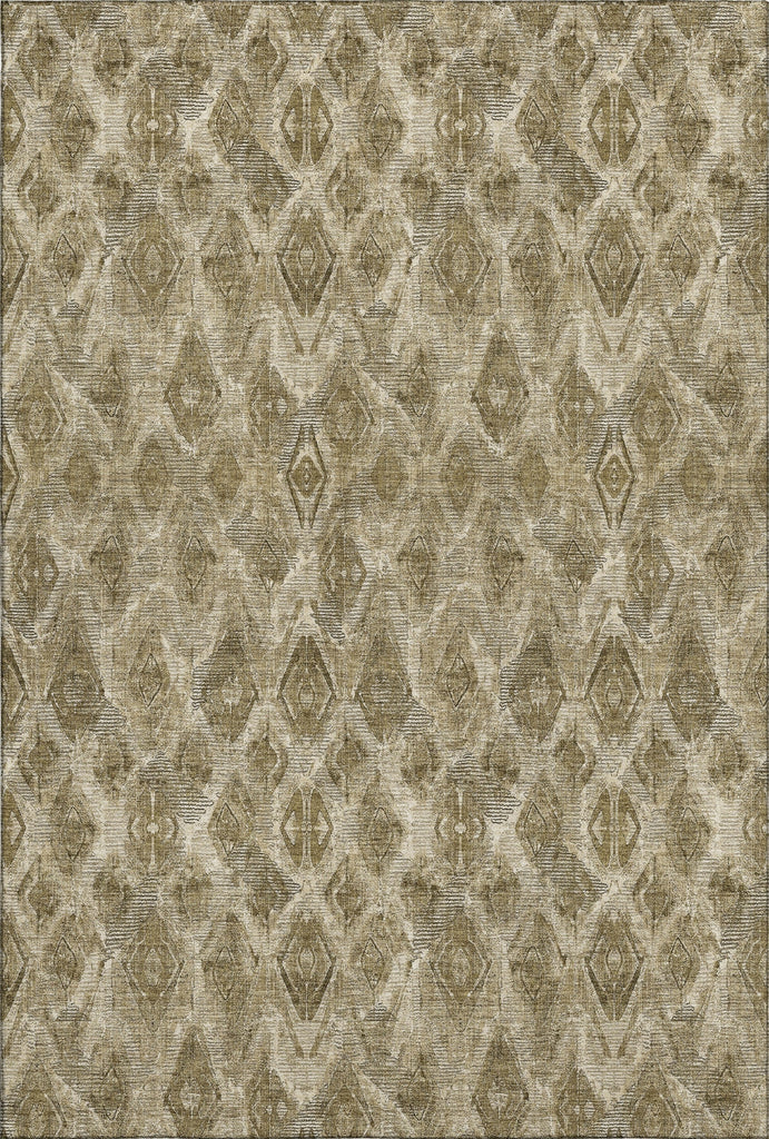 Piper Looms Mayfield Diamond AMF622 Mocha Machine Washable Area Rug main image