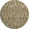 Piper Looms Mayfield Diamond AMF622 Mocha Machine Washable Area Rug Round Main Image