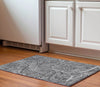 Piper Looms Mayfield Paisley AMF623 Gray Machine Washable Area Rug Scatter Lifestyle Image Feature