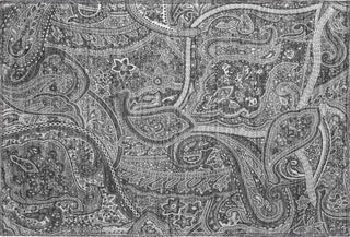 Piper Looms Mayfield Paisley AMF623 Gray Machine Washable Area Rug Scatter Main Image