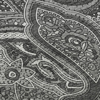 Piper Looms Mayfield Paisley AMF623 Gray Machine Washable Area Rug Swatch Image