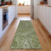 Piper Looms Mayfield Paisley AMF623 Green Machine Washable Area Rug Runner Lifestyle Image Feature