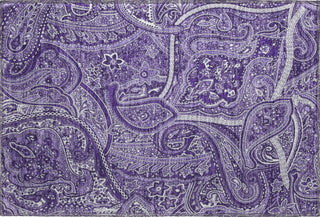 Piper Looms Mayfield Paisley AMF623 Purple Machine Washable Area Rug Scatter Main Image