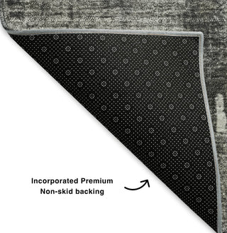 Piper Looms Mayfield Modern AMF624 Gray Machine Washable Area Rug Backing Image