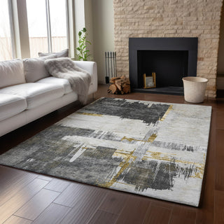 Piper Looms Mayfield Modern AMF624 Gray Machine Washable Area Rug Lifestyle Image Feature