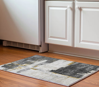 Piper Looms Mayfield Modern AMF624 Gray Machine Washable Area Rug Scatter Lifestyle Image Feature