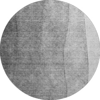 Piper Looms Mayfield Ombre AMF625 Gray Machine Washable Area Rug Round Main Image