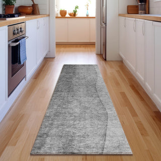 Piper Looms Mayfield Ombre AMF625 Gray Machine Washable Area Rug Runner Lifestyle Image Feature