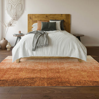 Piper Looms Mayfield Ombre AMF625 Paprika Machine Washable Area Rug Lifestyle Image Feature