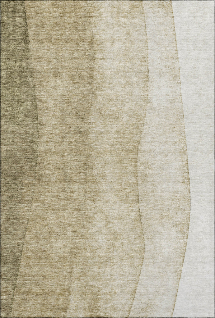 Piper Looms Mayfield Ombre AMF625 Taupe Machine Washable Area Rug main image