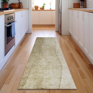 Piper Looms Mayfield Ombre AMF625 Taupe Machine Washable Area Rug Runner Lifestyle Image Feature