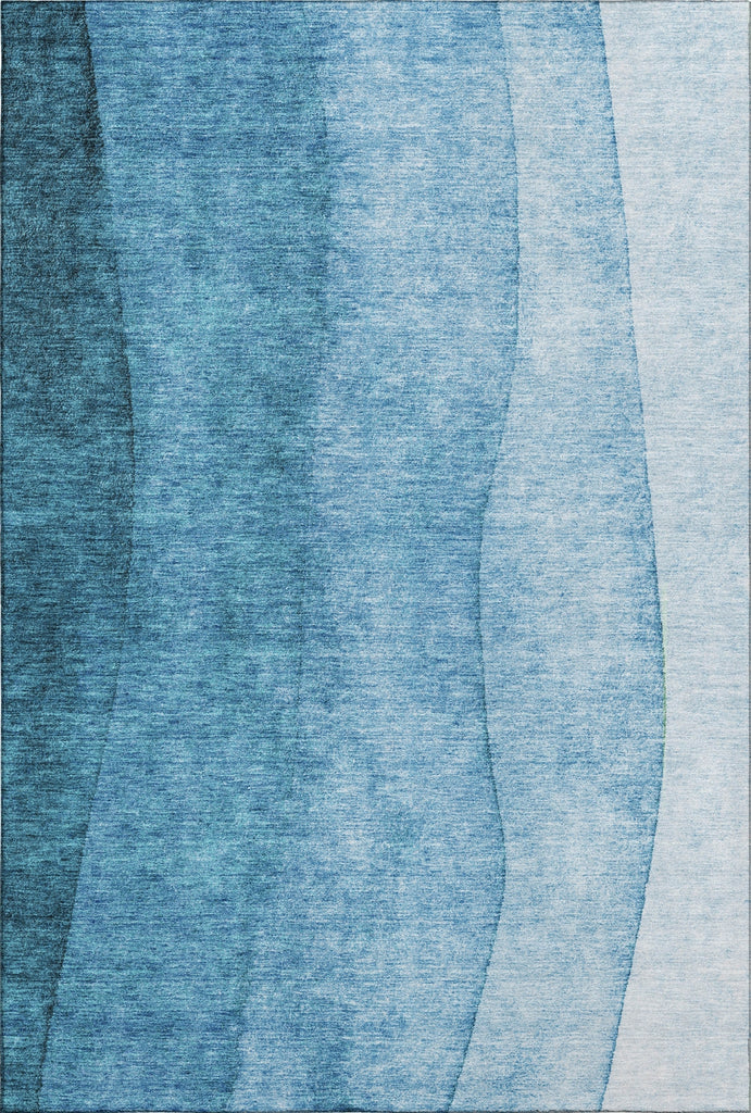 Piper Looms Mayfield Ombre AMF625 Teal Machine Washable Area Rug main image