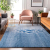 Piper Looms Mayfield Nautical AMF627 Blue Machine Washable Area Rug Lifestyle Image Feature
