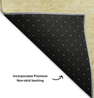 Piper Looms Mayfield Nautical AMF627 Gold Machine Washable Area Rug Backing Image