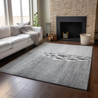 Piper Looms Mayfield Nautical AMF627 Gray Machine Washable Area Rug Lifestyle Image Feature