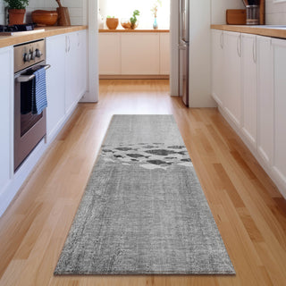 Piper Looms Mayfield Nautical AMF627 Gray Machine Washable Area Rug Runner Lifestyle Image Feature