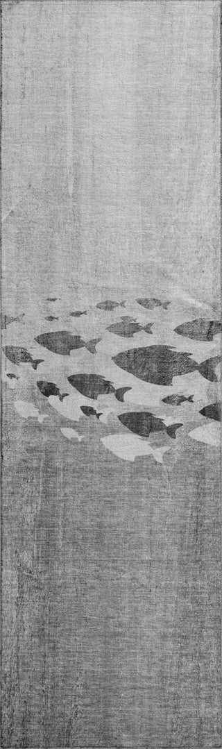 Piper Looms Mayfield Nautical AMF627 Gray Machine Washable Area Rug Runner Main Image