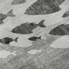 Piper Looms Mayfield Nautical AMF627 Gray Machine Washable Area Rug Swatch Image
