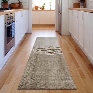 Piper Looms Mayfield Nautical AMF627 Taupe Machine Washable Area Rug Runner Lifestyle Image Feature