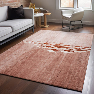 Piper Looms Mayfield Nautical AMF627 Terracotta Machine Washable Area Rug Lifestyle Image Feature
