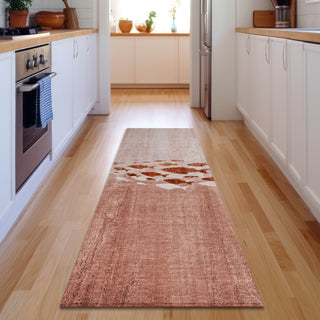 Piper Looms Mayfield Nautical AMF627 Terracotta Machine Washable Area Rug Runner Lifestyle Image Feature