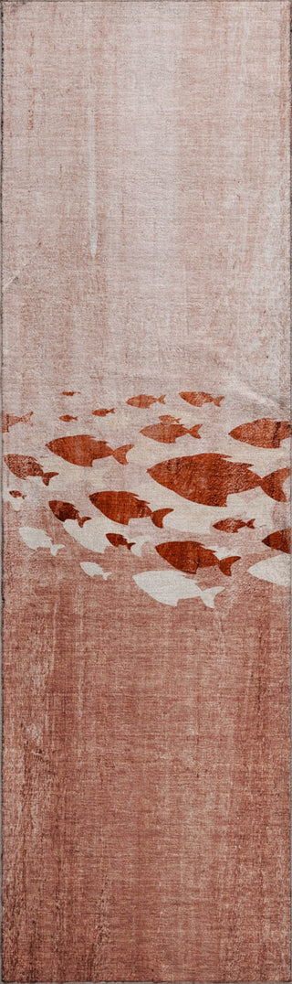 Piper Looms Mayfield Nautical AMF627 Terracotta Machine Washable Area Rug Runner Main Image
