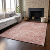 Piper Looms Mayfield Lines AMF628 Blush Machine Washable Area Rug Lifestyle Image Feature