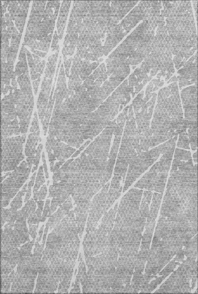 Piper Looms Mayfield Lines AMF628 Gray Machine Washable Area Rug main image