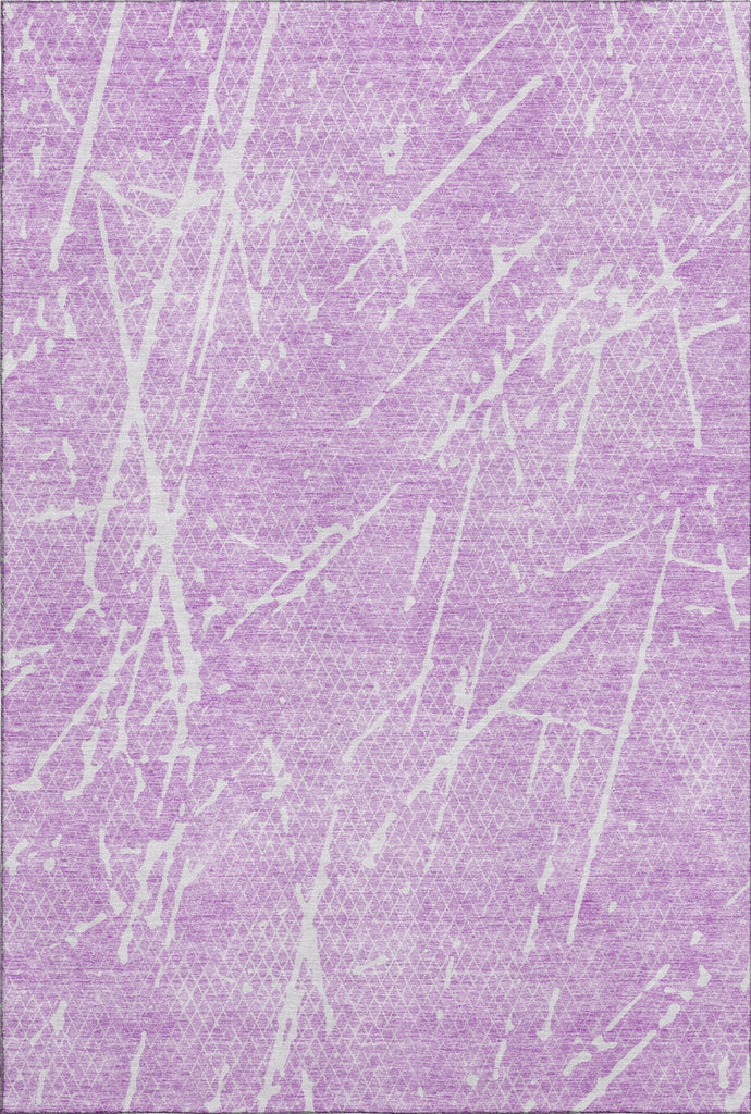 Piper Looms Mayfield Lines AMF628 Lilac Machine Washable Area Rug main image