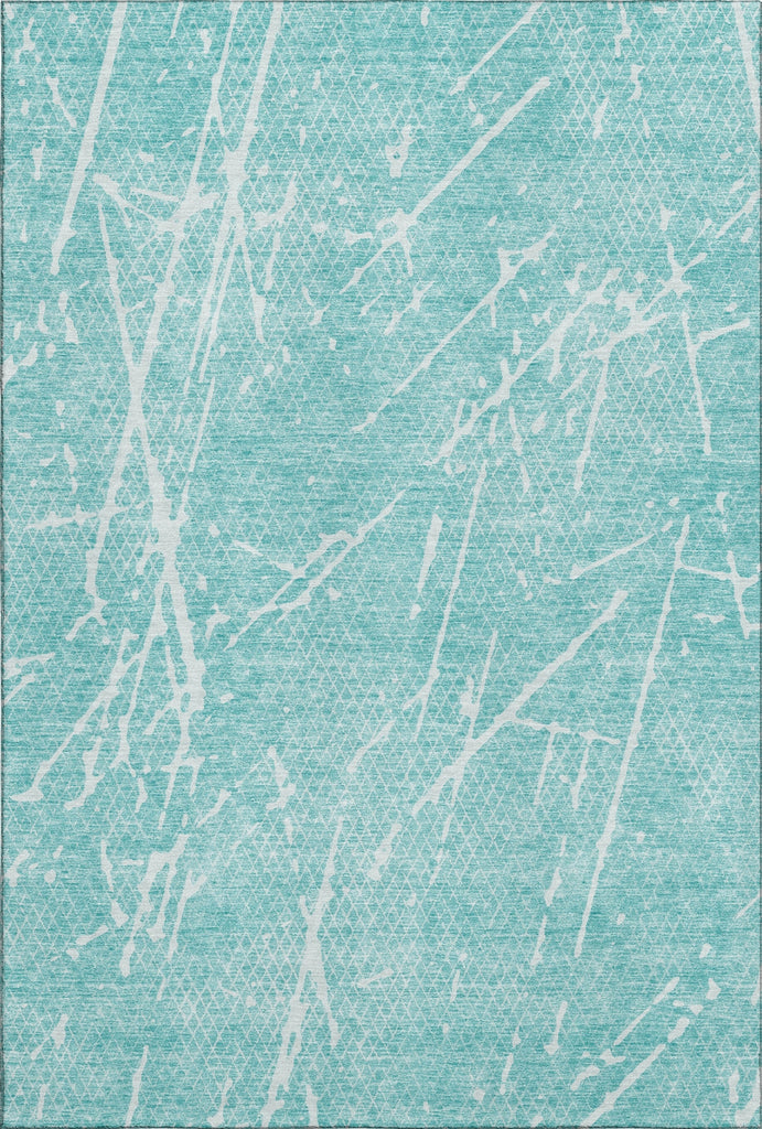 Piper Looms Mayfield Lines AMF628 Teal Machine Washable Area Rug main image