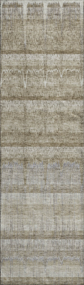 Piper Looms Mayfield Stripes AMF629 Taupe Machine Washable Area Rug Runner Main Image