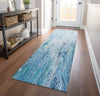 Piper Looms Mayfield Abstract AMF63 Shoreline Machine Washable Area Rug Runner Lifestyle Image Feature