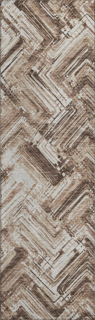 Piper Looms Mayfield Modern AMF630 Brown Machine Washable Area Rug Runner Main Image