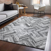 Piper Looms Mayfield Modern AMF630 Gray Machine Washable Area Rug Lifestyle Image Feature