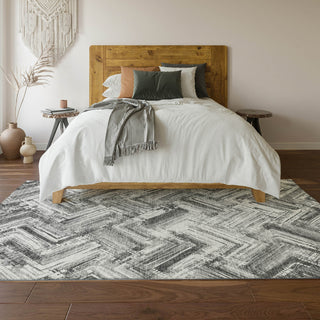 Piper Looms Mayfield Modern AMF630 Gray Machine Washable Area Rug Lifestyle Image Feature