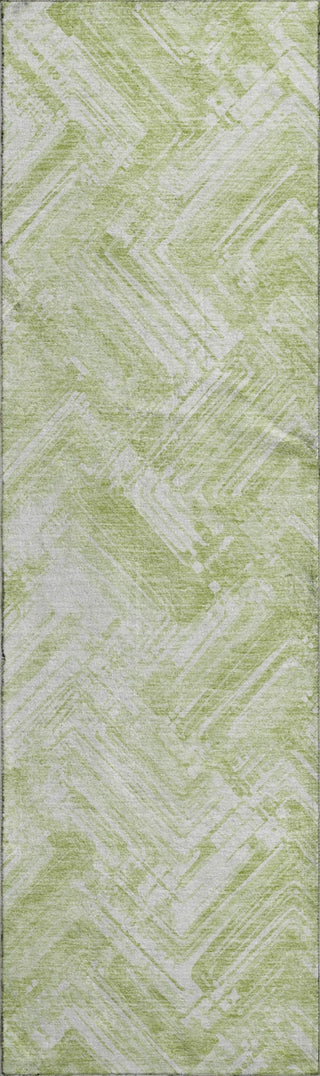 Piper Looms Mayfield Modern AMF630 Green Machine Washable Area Rug Runner Main Image