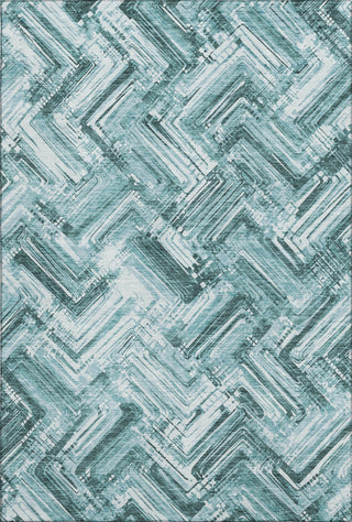 Piper Looms Mayfield Modern AMF630 Teal Machine Washable Area Rug main image