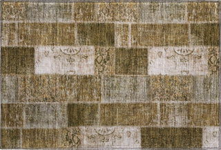 Piper Looms Mayfield Patchwork AMF631 Brown Machine Washable Area Rug Scatter Main Image