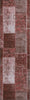 Piper Looms Mayfield Patchwork AMF631 Burgundy Machine Washable Area Rug Runner Main Image