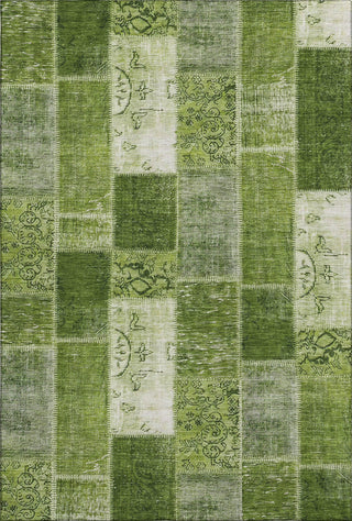 Piper Looms Mayfield Patchwork AMF631 Olive Machine Washable Area Rug main image