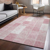 Piper Looms Mayfield Patchwork AMF631 Pink Machine Washable Area Rug Lifestyle Image Feature