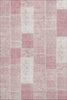 Piper Looms Mayfield Patchwork AMF631 Pink Machine Washable Area Rug main image