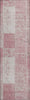 Piper Looms Mayfield Patchwork AMF631 Pink Machine Washable Area Rug Runner Main Image