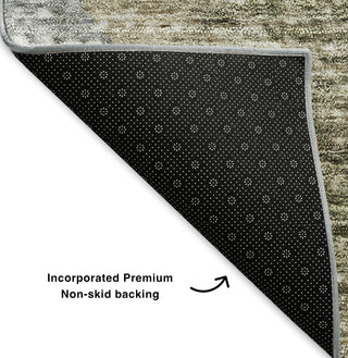 Piper Looms Mayfield Modern AMF632 Brown Machine Washable Area Rug Backing Image