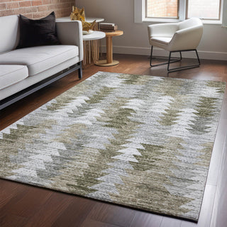 Piper Looms Mayfield Modern AMF632 Brown Machine Washable Area Rug Lifestyle Image Feature