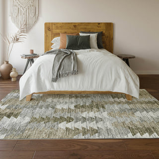 Piper Looms Mayfield Modern AMF632 Brown Machine Washable Area Rug Lifestyle Image Feature