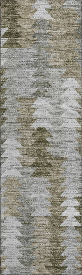 Piper Looms Mayfield Modern AMF632 Brown Machine Washable Area Rug Runner Main Image