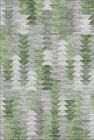 Piper Looms Mayfield Modern AMF632 Green Machine Washable Area Rug main image